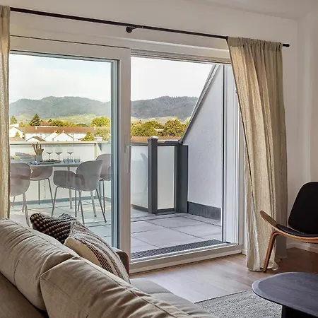 Matt ' Penthouse Mit Dachterrasse & Weinbergblick * Offenburg